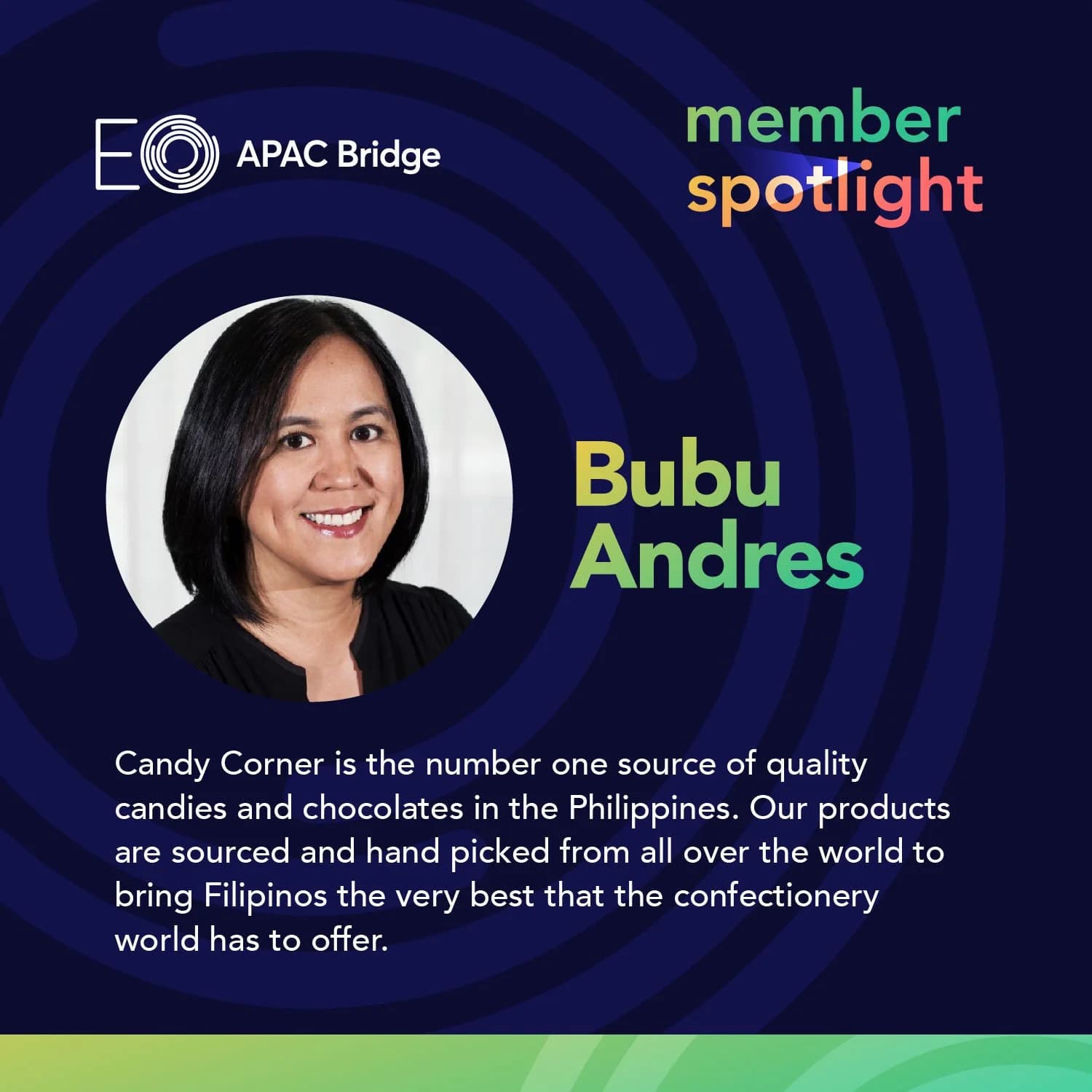 Member Spotlight: Bubu Andres